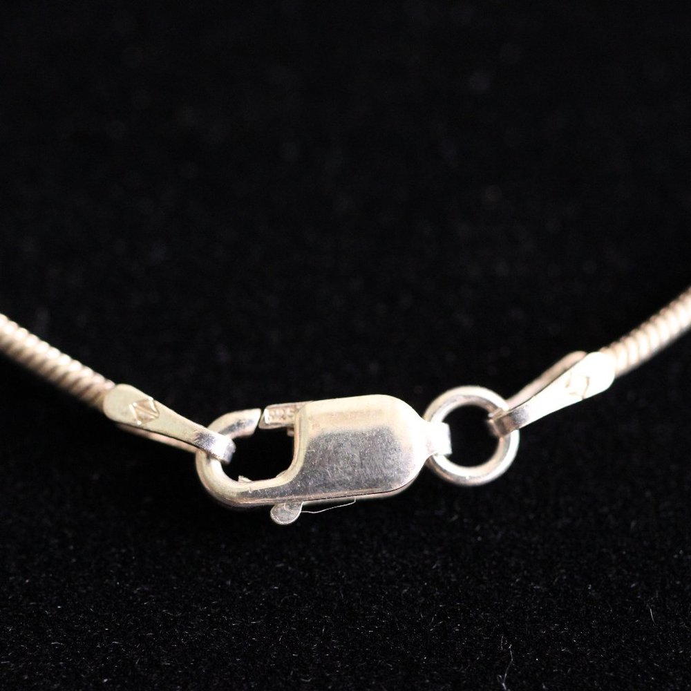 Sterling Silver Amber Necklace (SN0001) - Picture 5 of 8